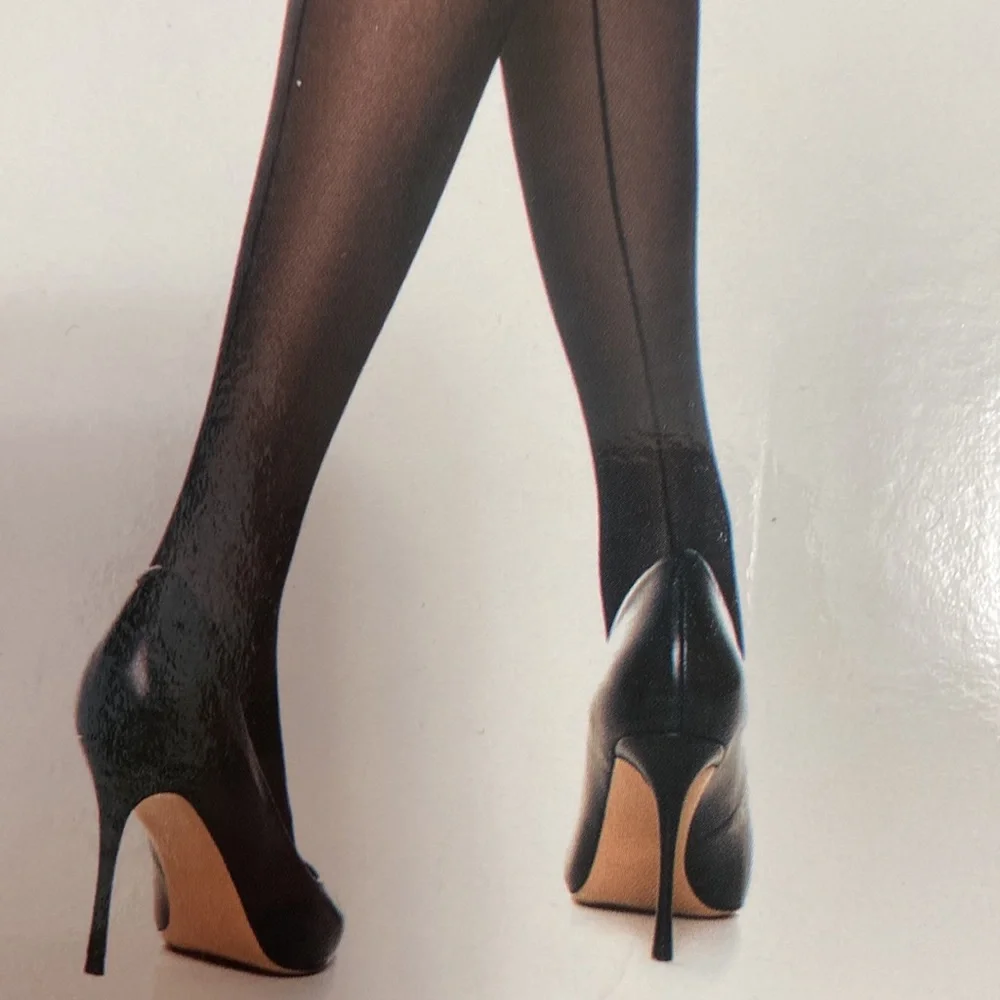 Panty hose Line Slim Support Elastic Fantasy Tights Europe new black color